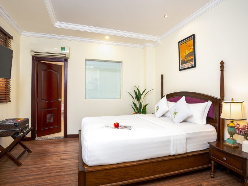 Deluxe No Window Double Bedroom